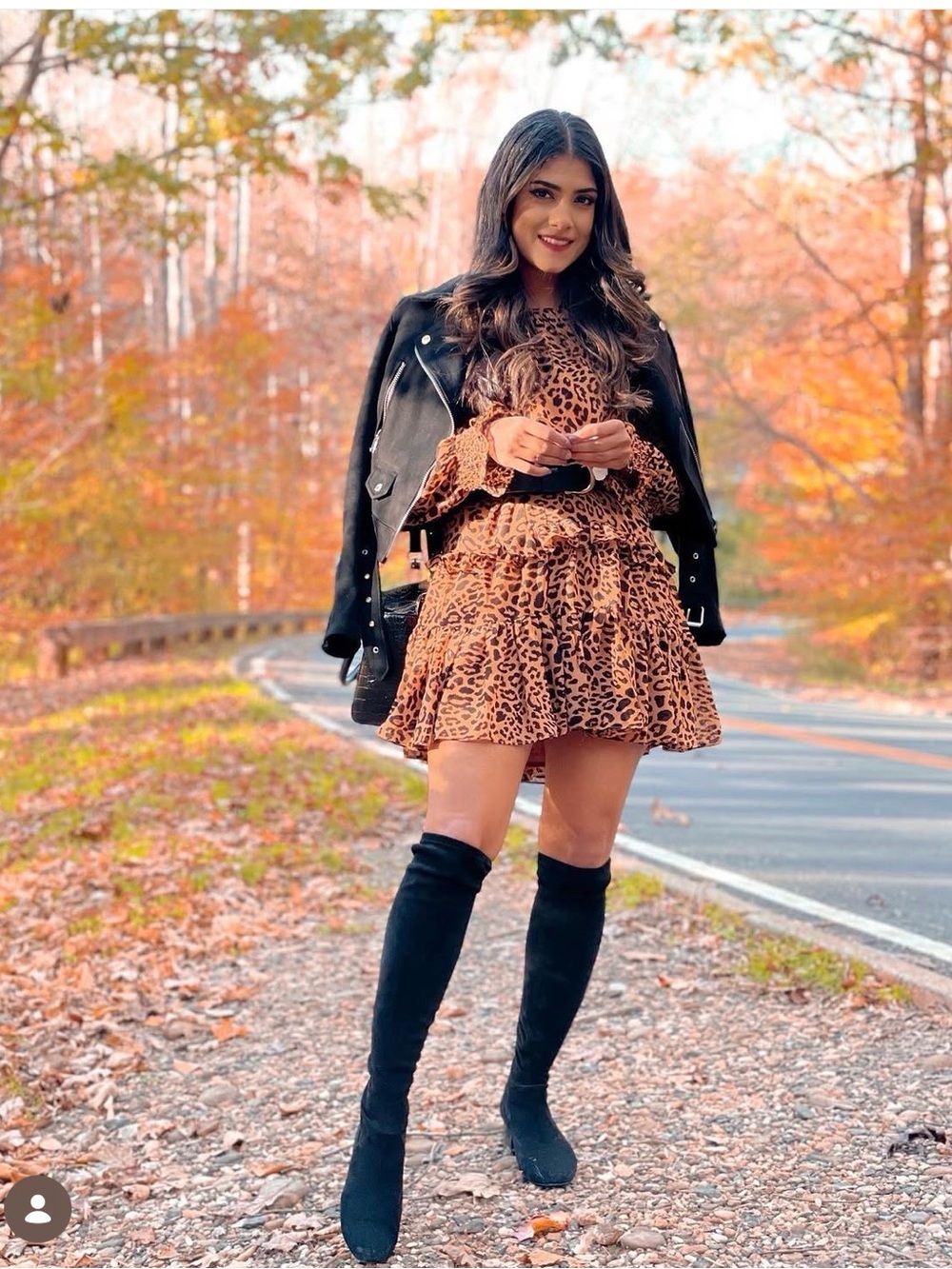 Sugarlips Brown and Black Leopard Print Mini Dress NWT